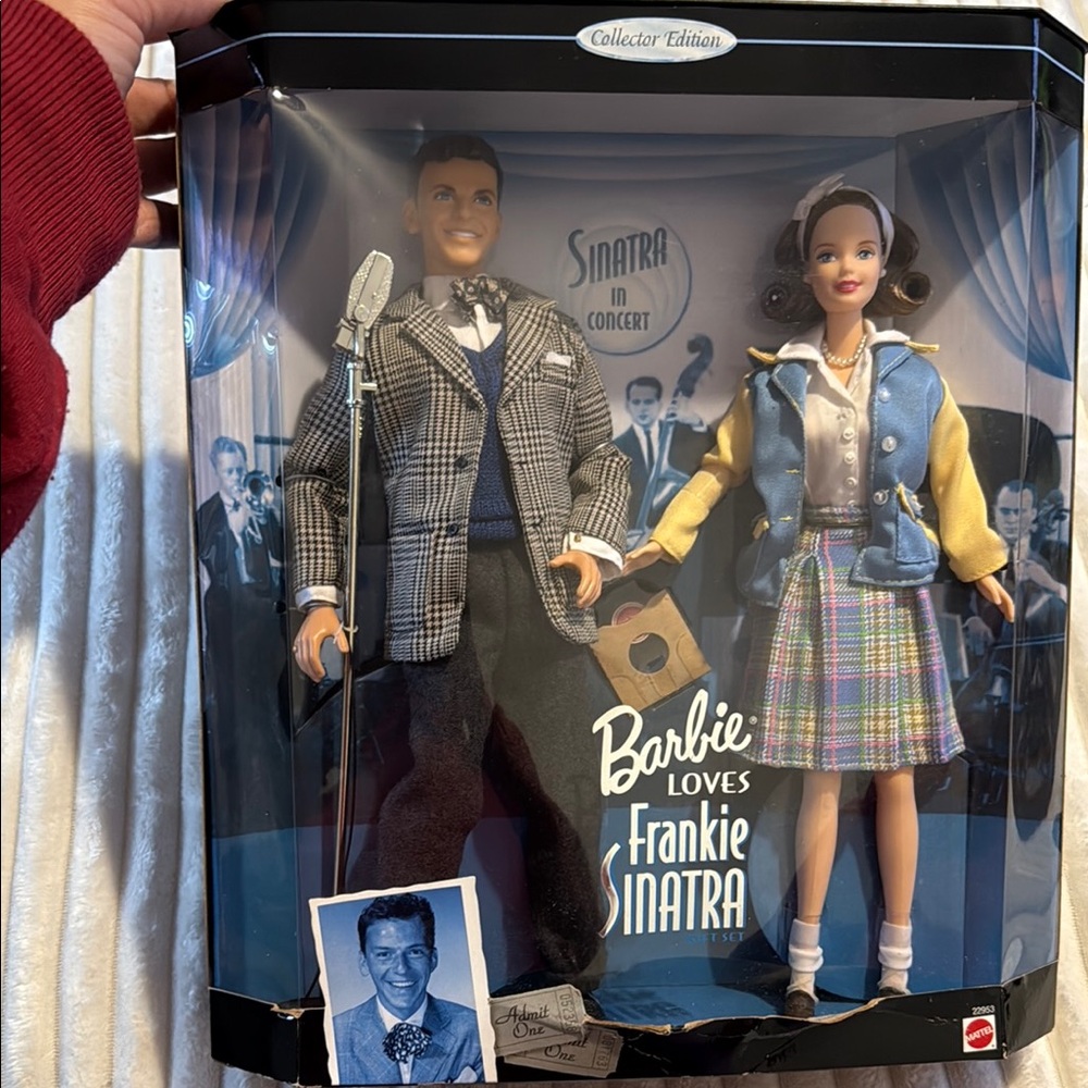 Mattel Blue and Yellow Doll Set with Accessories